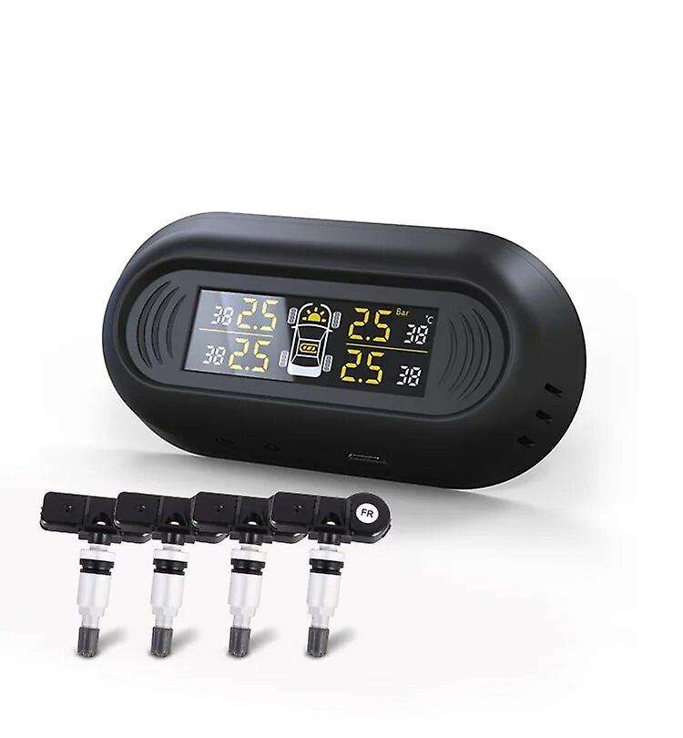 Reifendruckkontrollsystem (tpms) Mit Reifendrucksensor, Automatischer Alarmanlage Und Solarladung
