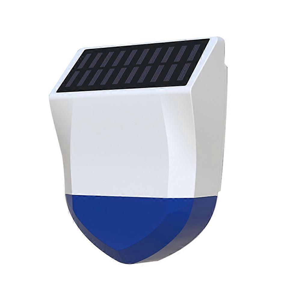 Tuya Smart Wifi Sirenenalarm Für Den Außenbereich Mit Ton- Und Lichtfunktion, Wasserdicht, Solarbetrieben