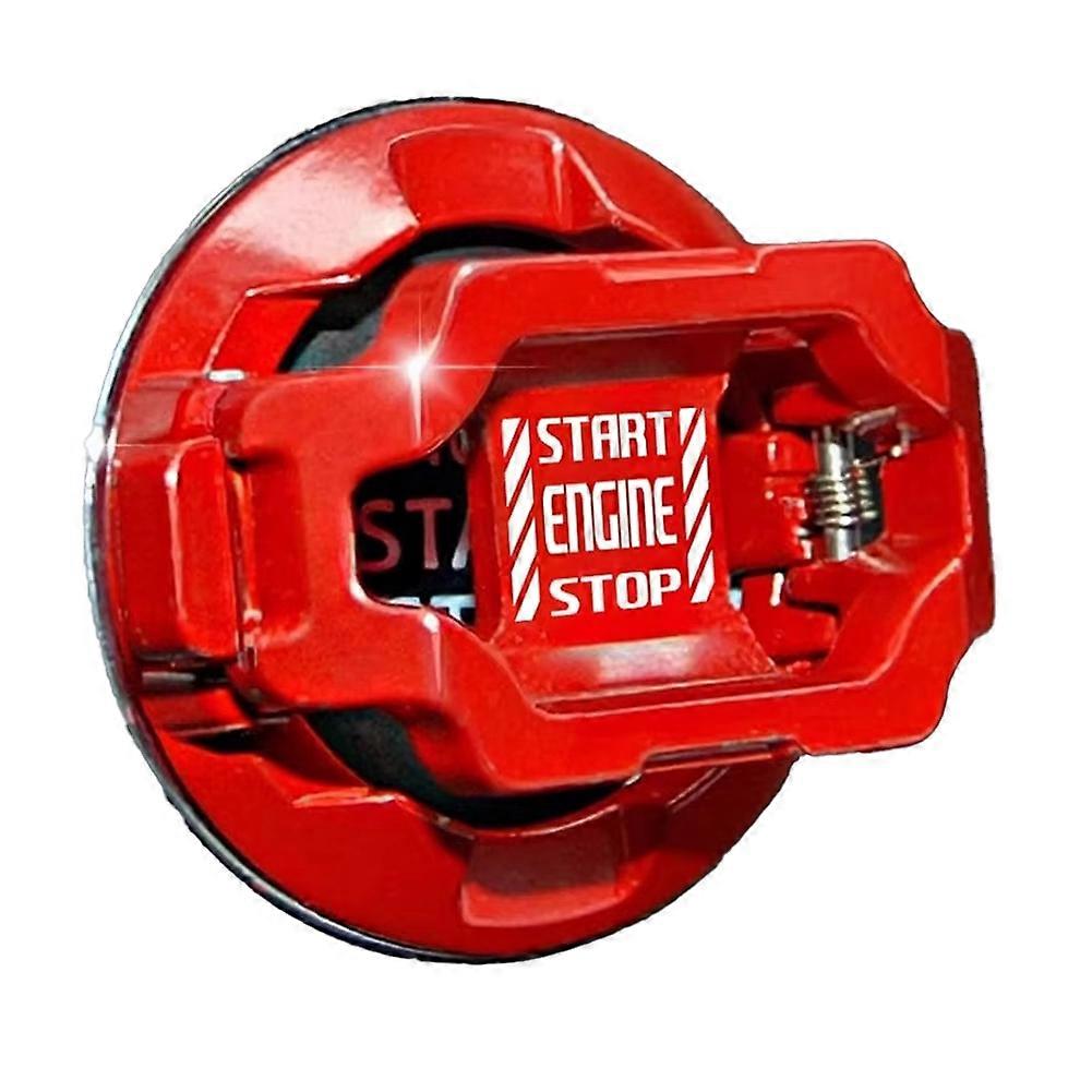 Auto Start-stopp-knopf Dekor Auto Motor Start-stopp-schalter Abdeckung Schutz Start-stopp-knopf F