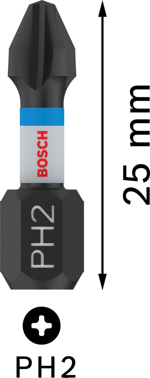 Bosch Schrauberbit Impact Control 25 mm