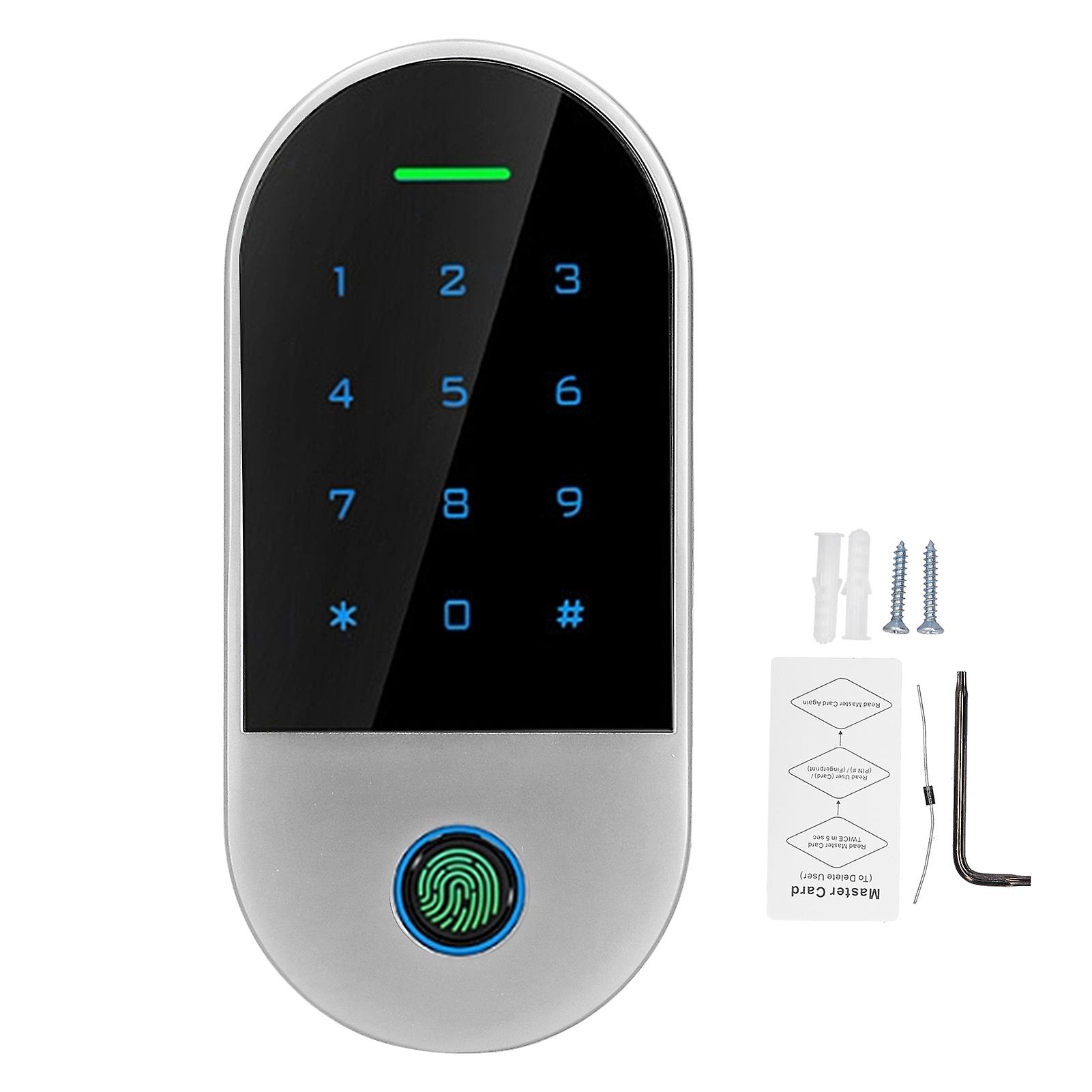 Tastatur-zutrittskontrollsystem Aus Metall, Ip66, 125 Khz Rfid, Bluetooth, Fingerabdruck-passwortkartenentsperrung Für Heim- Und Bürosicherheitssysteme