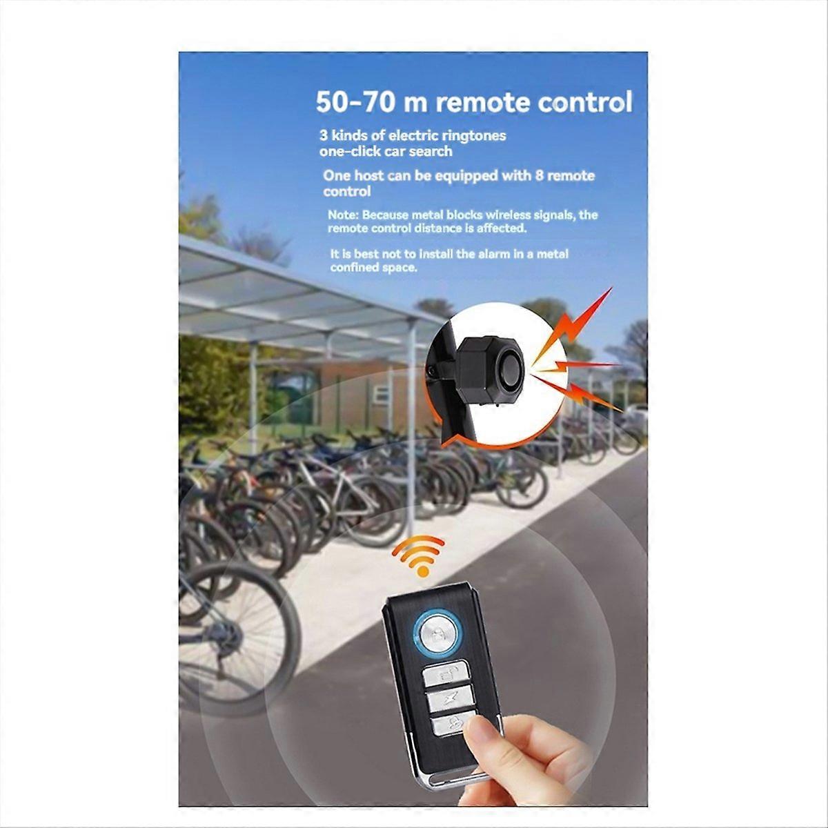 Fahrrad-vibrationsalarm Mit Usb-ladefunktion Und Fernbedienung