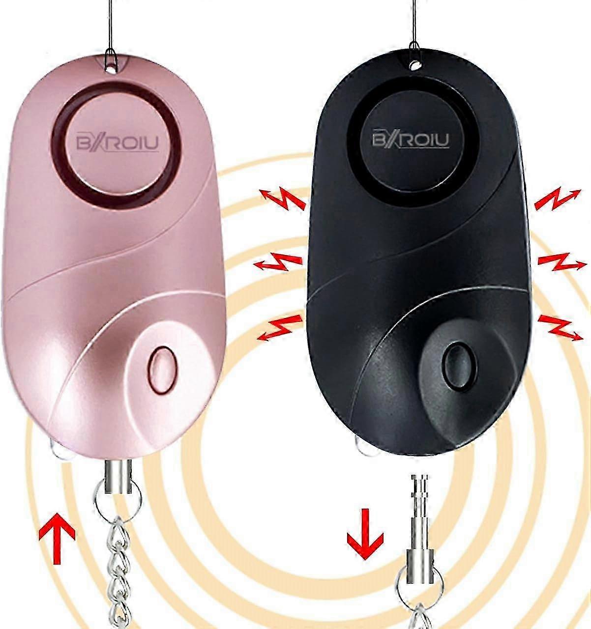 2025 Taschenalarm, 140 Db Persönlicher Notruf-sicherheitsalarm Mit Led-licht, Alarm Zur Verbrechensverhütung
