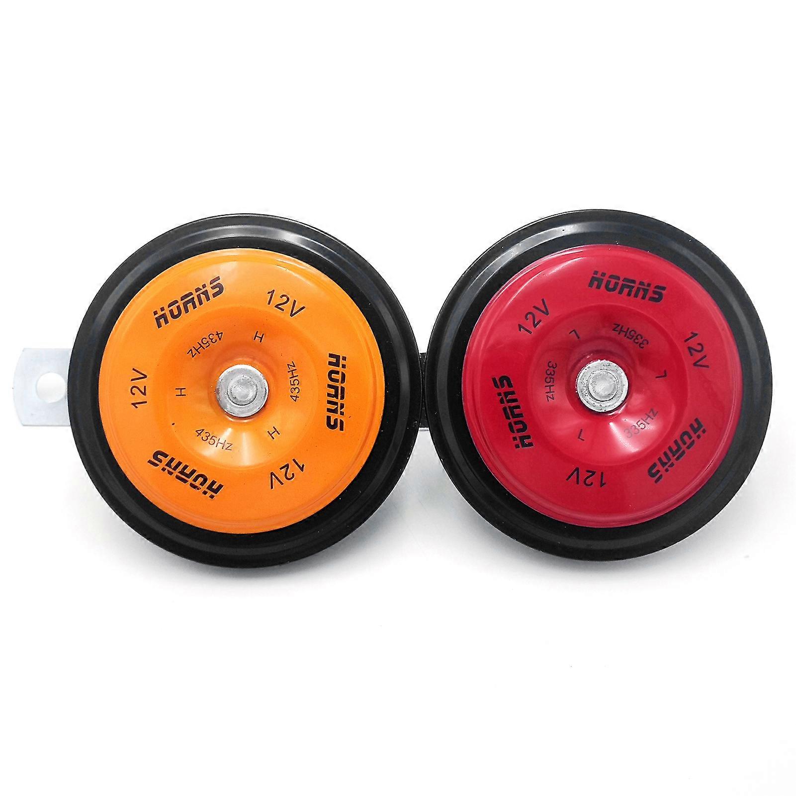 Wasserdichte 12v Universal-elektrohupe Mit Hohem Und Niedrigem Ton (110 Db Laut) Für Auto, Motorrad, Fahrrad Und Roller