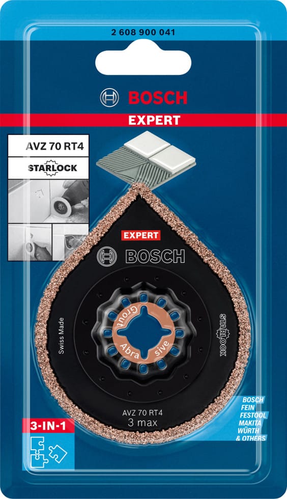 Bosch Platten zum Entfernen von Fugen Expert 3 max AVZ 70 RT4
