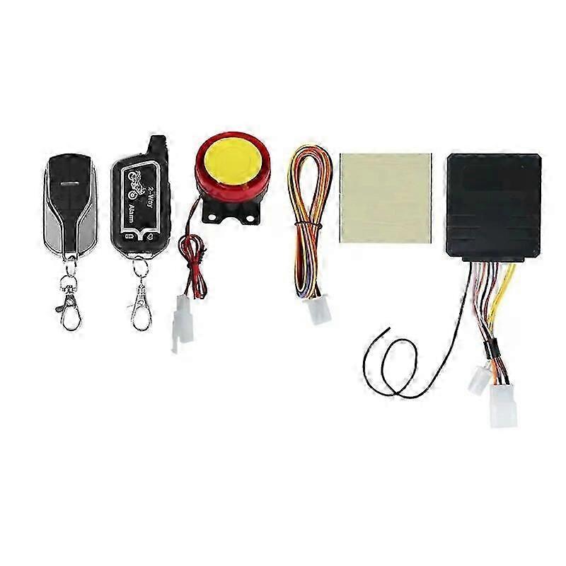 12v 125db Motorrad-alarmanlage Mit Fernbedienung, 2-wege-schutz, Sicherheitswarnsystem Für E-bikes Und Motorräder – Besonderes Geschenk