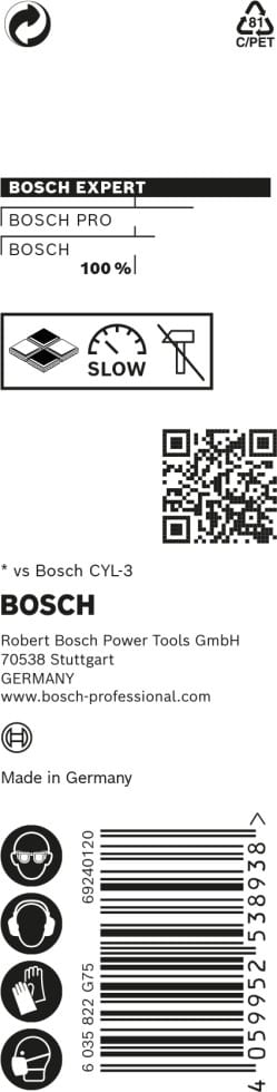 Bosch Expert Bohrer CYL-9 MultiConstruction Ø 3 mm x 70 mm