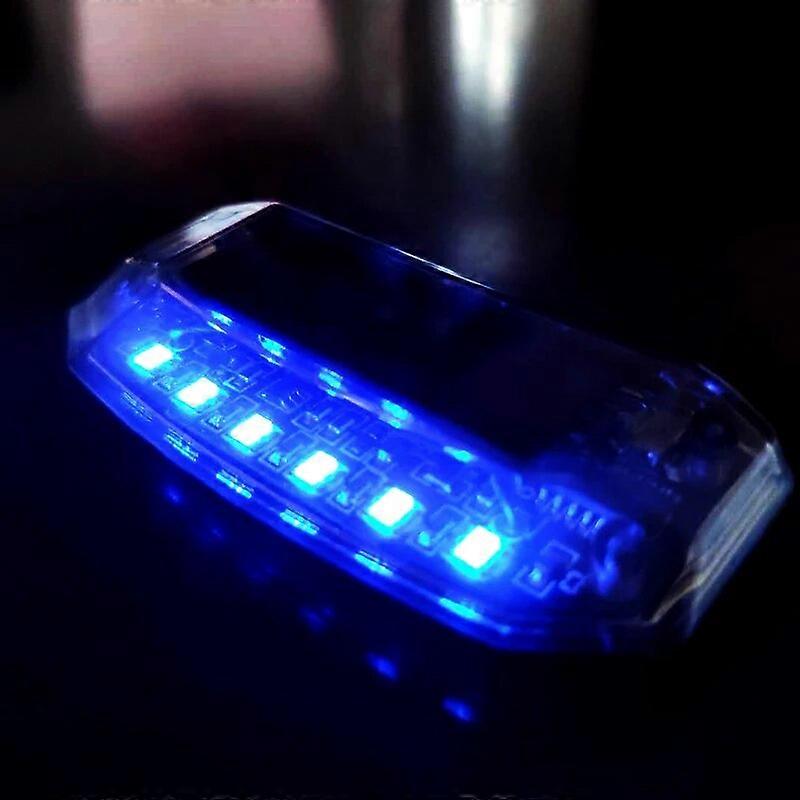 Neue Auto-diebstahlsicherung Mit Simulierter Solar-vibration, Blau-roten Leds, Autoalarmanlage Zur Einbruchsabwehr