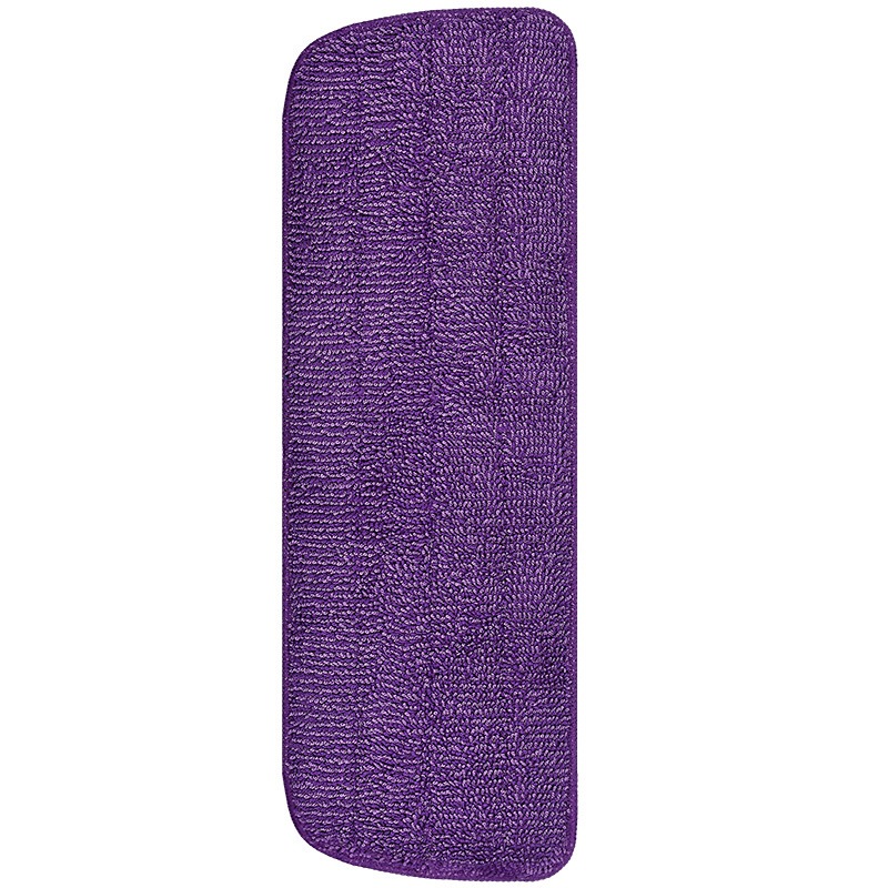 3 Waschbare Nachfüllpackungen Für Elektrischen Sprühwischmopp, Trapezförmige Haftende Mikrofasertücher (41x14 Cm), Kompatibel Mit Swiffer Powermop, Farbe Lila-lsw