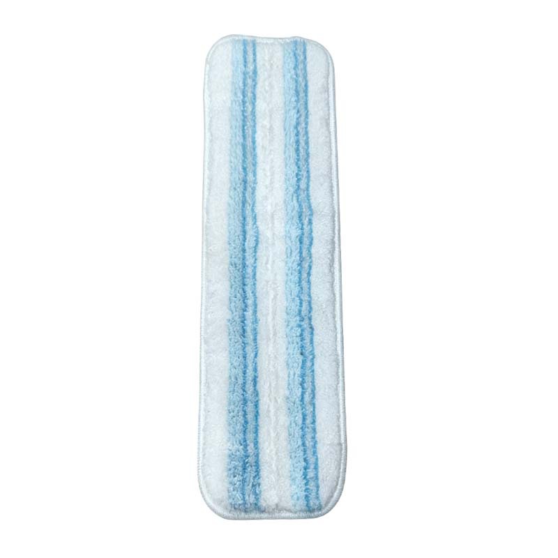 3er-pack Ersatzköpfe Für Wischmopp Mit Quadratischem Kopf, Mikrofasertücher Mit Blauen Streifen, Kompatibel Mit Flachwischsystemen-lsw