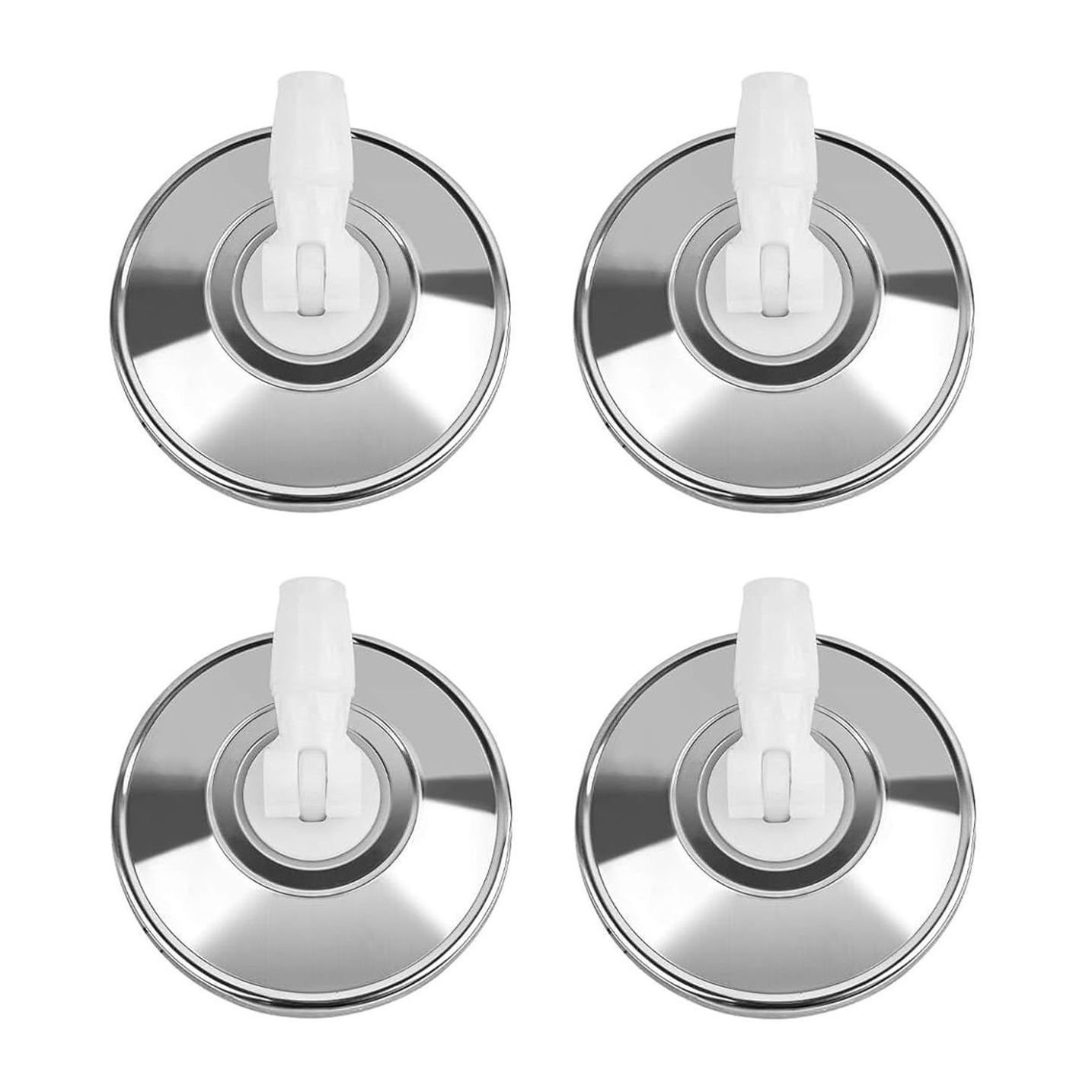 Set Aus 4 Edelstahl-ersatzköpfen Für Manuellen Druck-drehmopp, Wischmopp-zubehör Für Eimer Im Haushalt-lsw