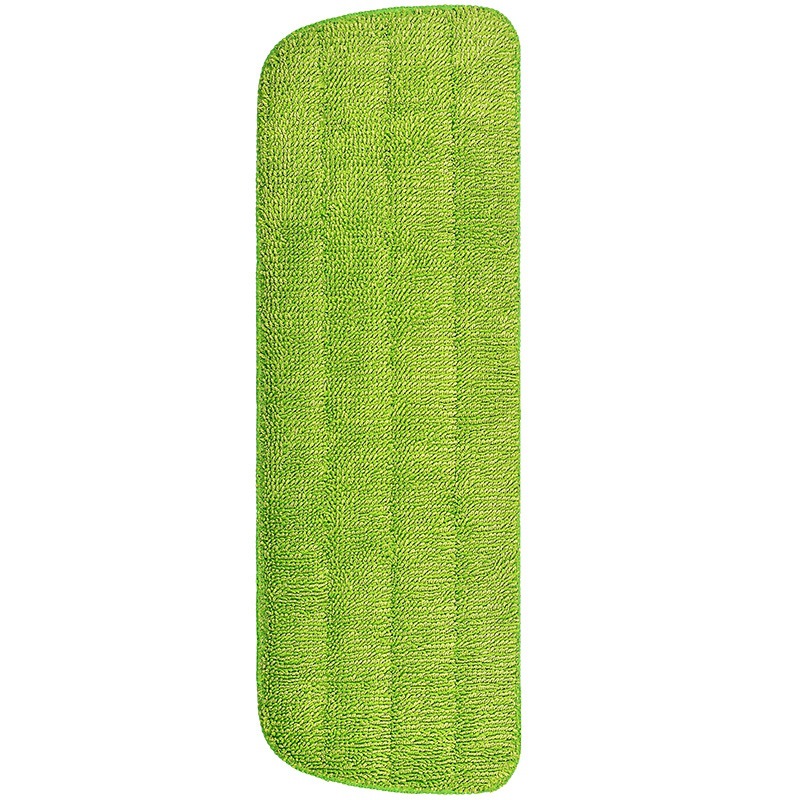 3 Waschbare Nachfüllpackungen Für Den Swiffer Powermop Dampfwischer, Trapezförmige Grüne Mikrofasertücher Mit Klebefläche (41x14 Cm), Wiederverwendbare Reinigungsaccessoires-lsw