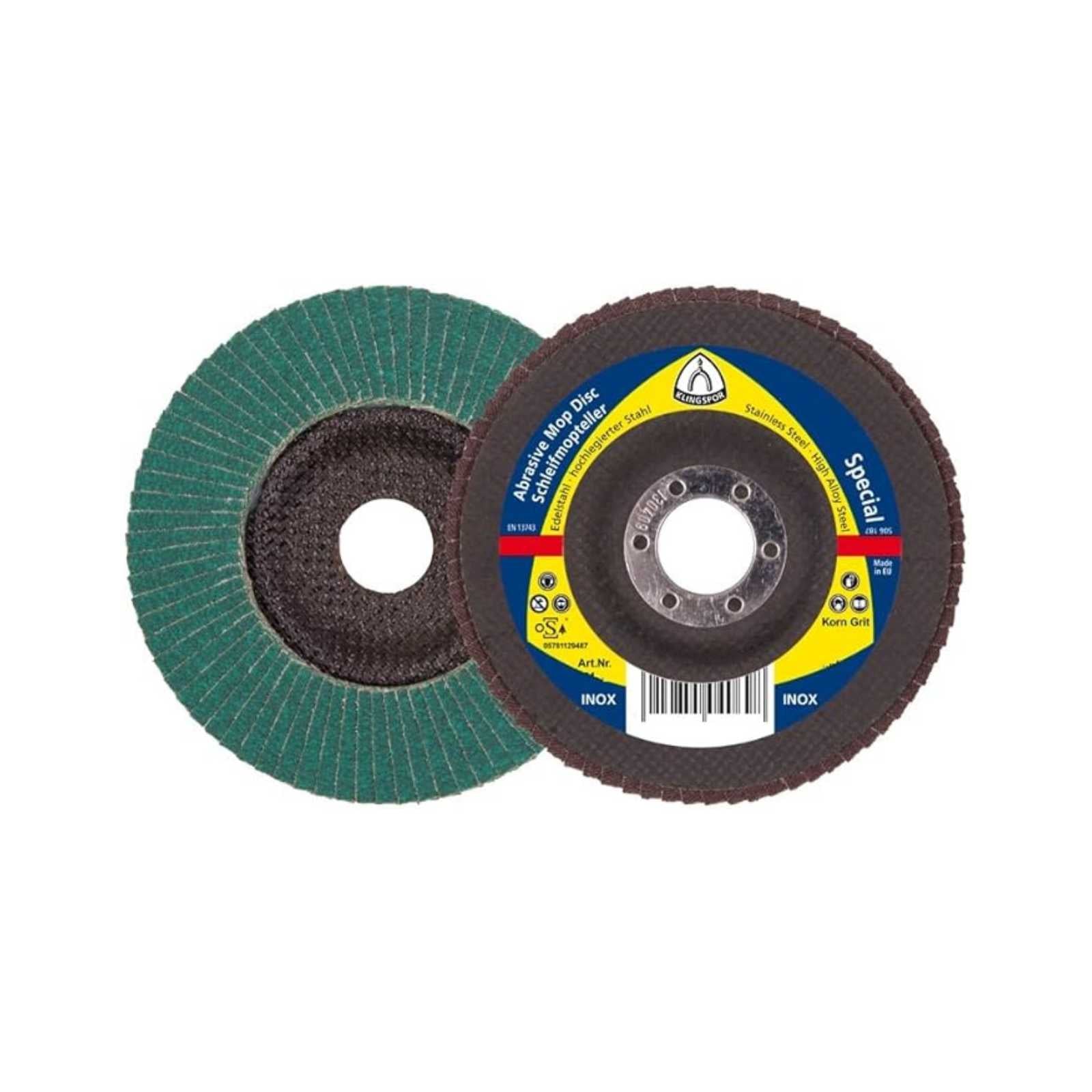 [neuwertig] Klingspor Lamellenscheibe Smt 628 Ø115mm Korn 80 (10 Stück) - 322793