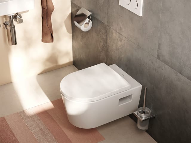 Hansgrohe Wand-WC-Set EluPura Original S Toilette spülrandlos mit SoftClose