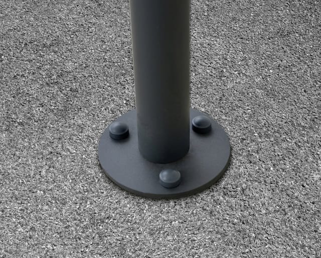 Canopia Vordach Vega 2 m x 2 m Grau Klar