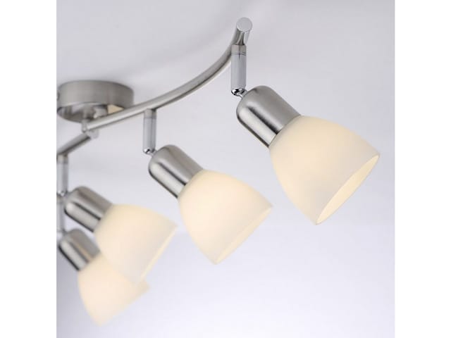 Just Light. Spot Karo Stahlfarben 90 x 21 cm