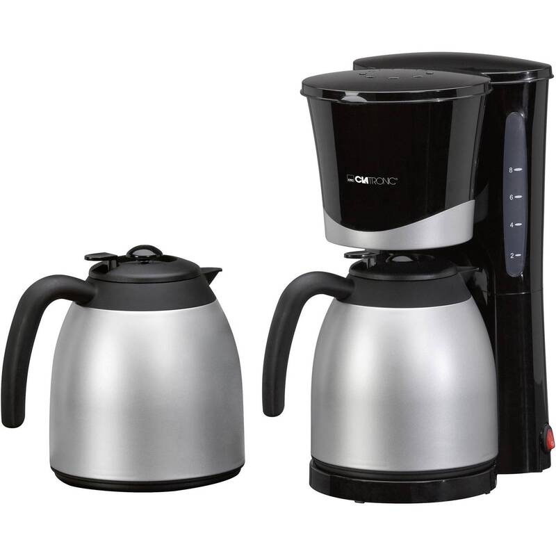 [neuwertig] B-ware Clatronic Kaffeemaschine Filterkaffeemaschine Isolierkanne 870w Schwarz 10tassen