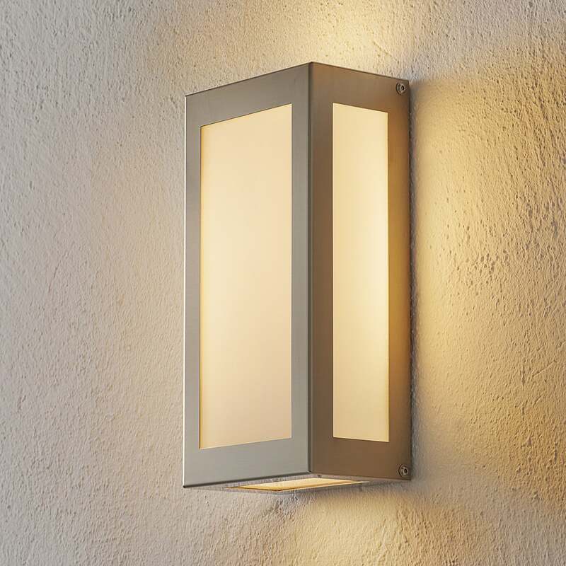 [gebraucht] B-ware Cmd Außenwandleuchte Edelstahl Aqua Rain Led Gartenlampe Mit Bewegungsmelder