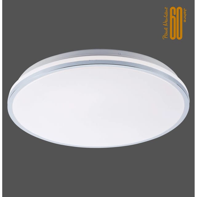 Just Light. LED-Deckenleuchte Isabell Chrom Ø 49 cm