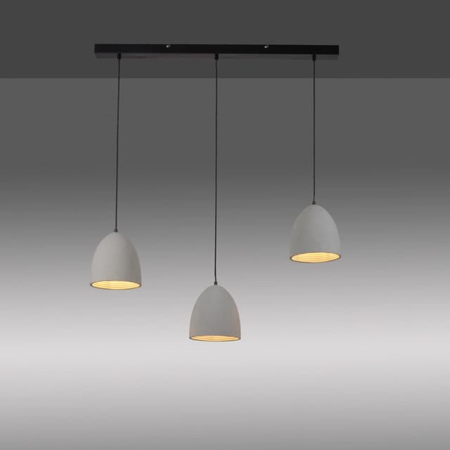 Paul Neuhaus Pendelleuchte Eton Beton 100 x 120 cm
