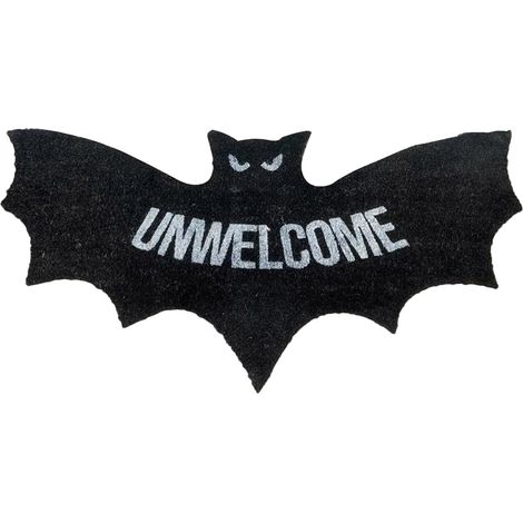Halloween-fledermaus-teppich, Gothic-teppich, Fledermaus-teppich, Dekorativer Teppich Fürs Schlafzimmer, Ideal Für Halloween, Knitterfrei, Lang, Rutschfest Und Waschbar
