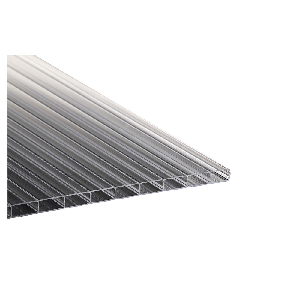 Poly Breitkammer Antihagel 1200x2500 Mm, Glasklar, 16 Mm