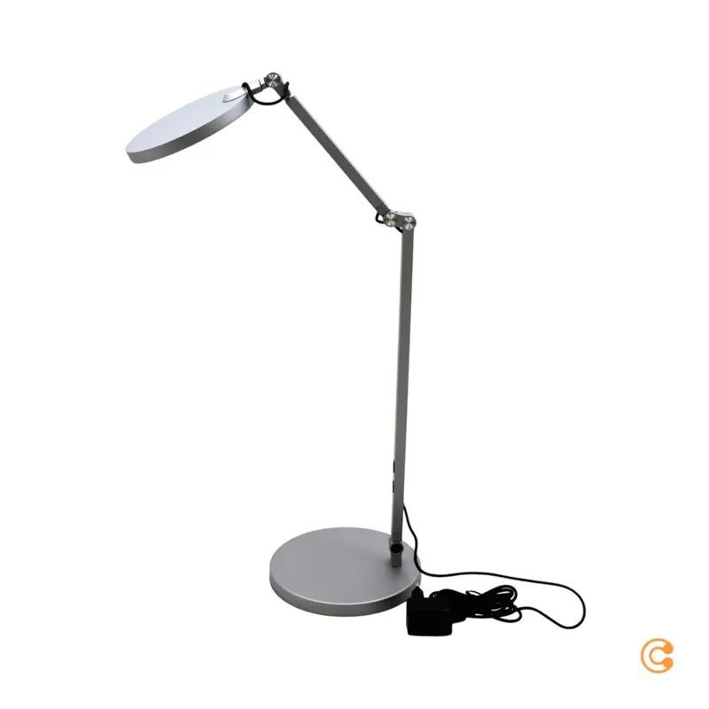 [gebraucht] B-ware Fabas Luce Tischleuchte Regina Led Dimmbar Touchdimmer Warmweiß 80cm Alu 1000lm