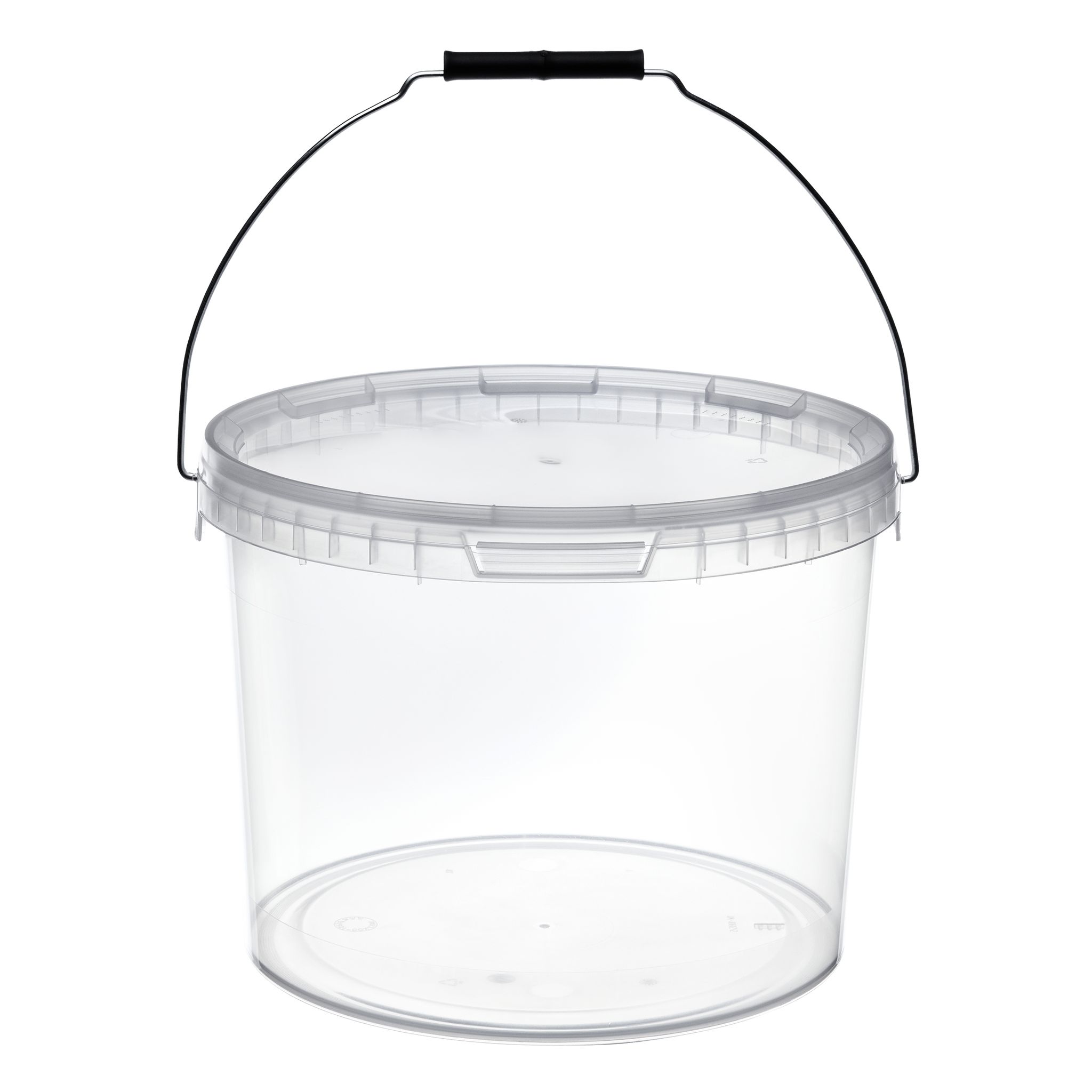 Garronda Eimer Mit Deckel 10 L 1 Stück Gd-0115 Transparent