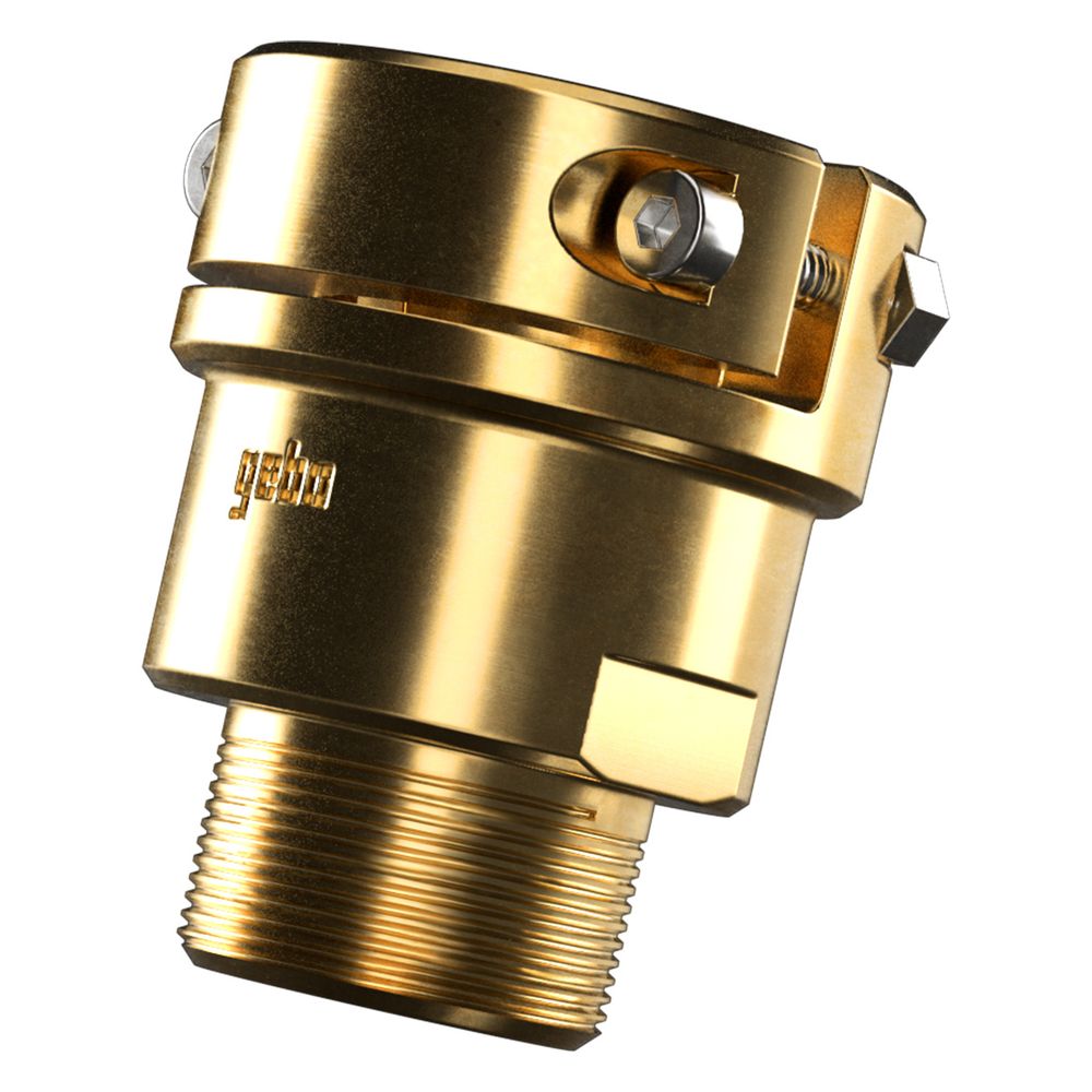Gebo Minigebo Kompaktadapter 303 3/8" Außengewinde, Messing, 01.303.00.0001