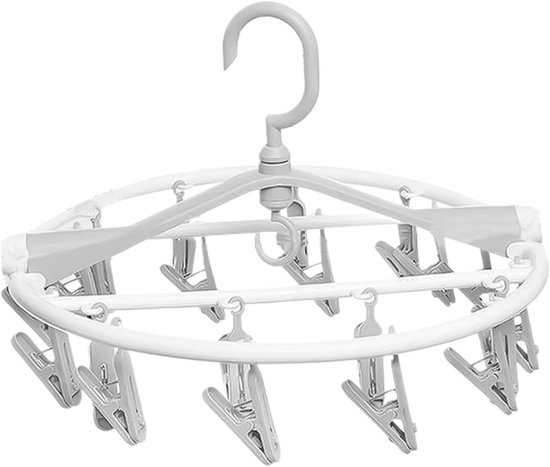 Wäscheständer Für Den Wäschetrockner – Wäscheleinen-wäscheständer – Zum Trocknen Von Wäsche – 20 Klammern – 34 X 34 X 15 Cm – Grau