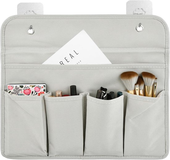Hängeorganizer Mit Fächern – Hängeregal-organizer – Platzsparende Aufbewahrung – Strapazierfähiges Oxford-gewebe – 35 X 32 Cm – Grau