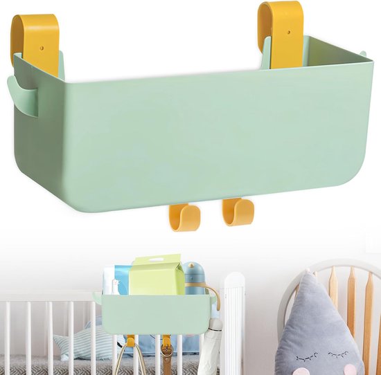 Hängender Bettorganizer – Wickeltisch-organizer – Grün
