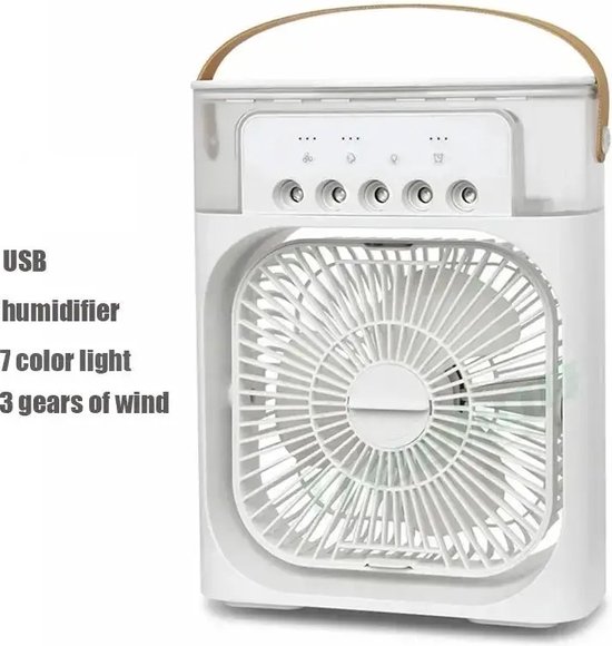 Bolmans，tragbarer Ventilator，3-in-1-ventilator，led-beleuchtung，3 Geschwindigkeitsstufen，10 W