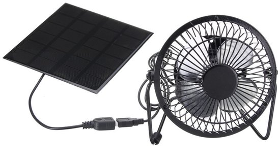 5-w-usb-solar-tischventilator, Kleines Outdoor-modell, Geeignet Für Zuhause, Schreibtisch Und Laptop