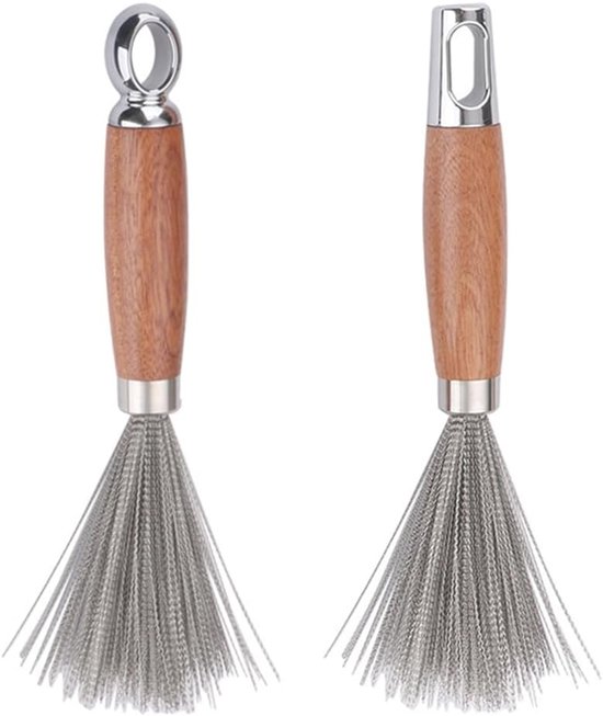 2-teiliges Topfbürsten-set Aus Edelstahl, Robuste Edelstahl-spülbürste, Topfreiniger, Effiziente Küchenreinigung Aus Edelstahl