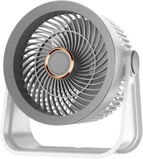 Tischventilator，kabelloser Ventilator，led-beleuchtung，5 Geschwindigkeitsstufen，3 Leuchten，11,7 X 22,5 Cm