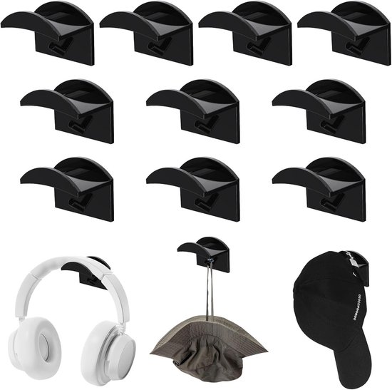 Set Mit 10 Selbstklebenden Huthaken – Für Mützen, Schals, Taschen Und Handtücher