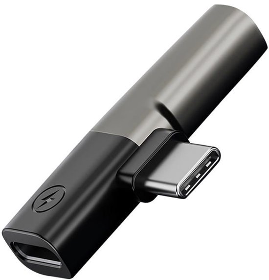 2-in-1 Usb-c-auf-3,5-mm-kopfhöreranschluss-adapter, Typ-c-auf-aux-stecker, Unterstützt Das Laden Von Kopfhörern.