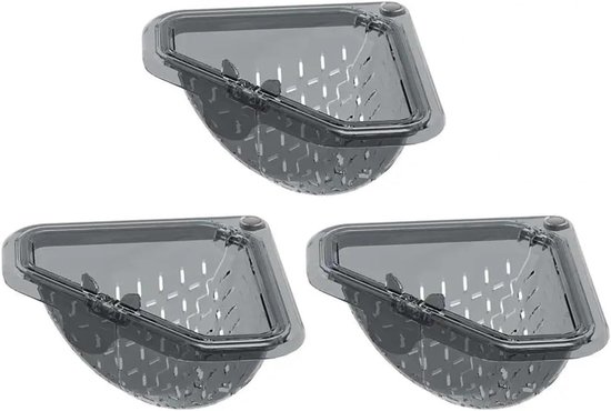3-teiliger Magnetischer Abtropfkorb Für Die Spüle, Hängender Abtropfkorb, Abtropfkorb Für Küchenabfälle Und Speisereste
