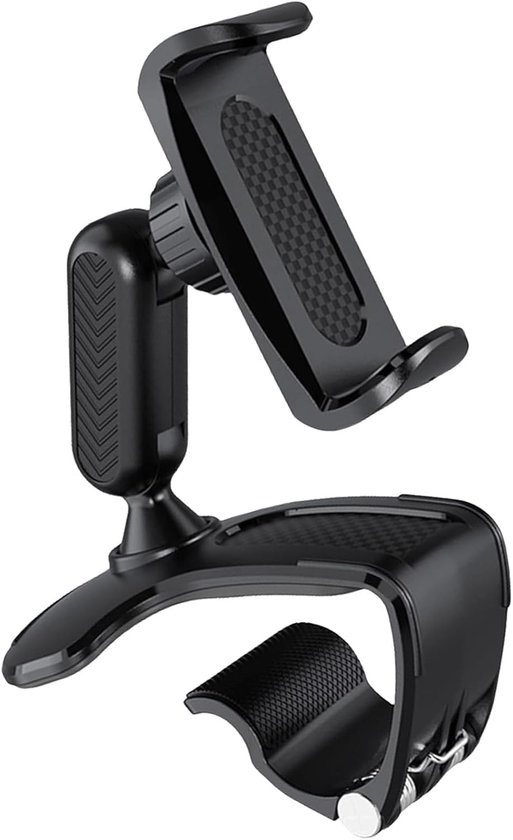 360° Drehbare Handyhalterung. Ideal Für Die Verwendung Im Auto. Mit Verstellbarem Clip. Geeignet Für Armaturenbrett