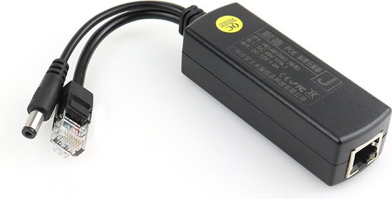 48v Auf 12v Poe-splitter-adapterkabel, Poe-adapter-splitter-injektor Für Ip-kameras, Poe-anschluss