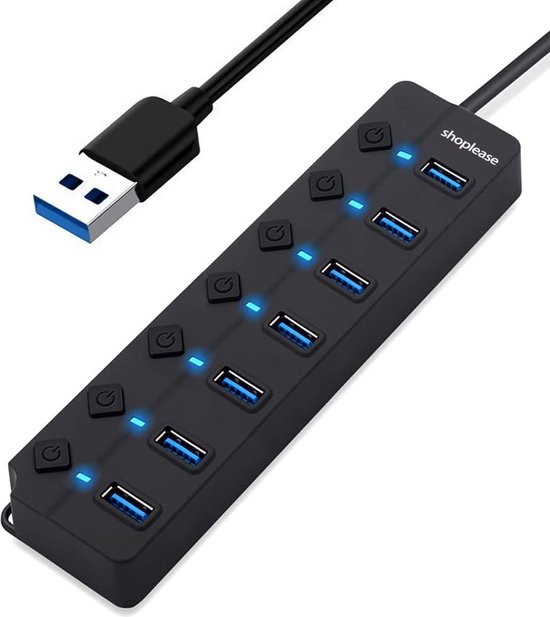 Usb-hub 3.0, Usb-splitter, 5 Gbit/s Usb-verteiler