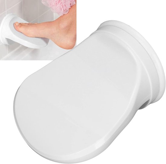 Duschfußstütze，duschtritt Zum Beine Rasieren，mit Starken Saugnäpfen Und Bohrfreiem Design，badezimmerpedal Für Zuhause