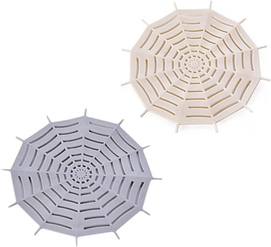 Set Mit 2 Filtern, Abflussrost, Filter Mit Starken Saugnäpfen, Leicht Zu Reinigender Filter, Abflussrost, Badezimmer-abflussrost, 15,8 X 15,8 Cm