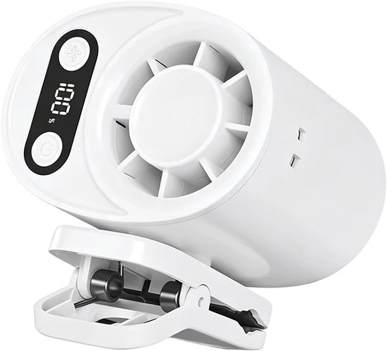 Clip-ventilator，tragbarer Gürtelclip-ventilator Mit Einstellbarem Luftstrom Für Persönliche Belüftung，100 Geschwindigkeitsstufen