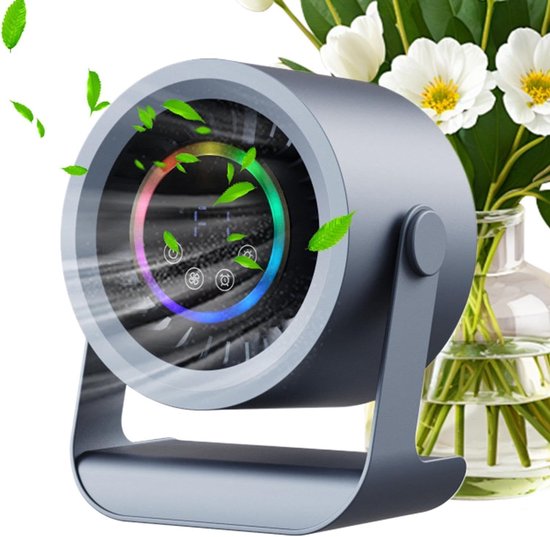 Nachtventilator，3 Geschwindigkeitsstufen，verstellbarer Neigungswinkel，tragbarer Ventilator