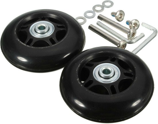 2er-set Kofferrollen，ersatzrollen Für Koffer，70 Mm X 24 Mm，kofferrollen-ersatzset
