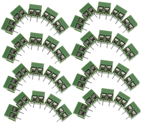 Verbindungsklemme – 80-teiliges Set Mit Schraubklemmen, Schnellanschlussklemmen, 2-port-leiterplattenkupplungen