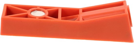 Stanzpositionierer，tragbares Bohrerpositionierwerkzeug，holzbearbeitungs-taschenlochlehren，orangefarbener Kunststoff