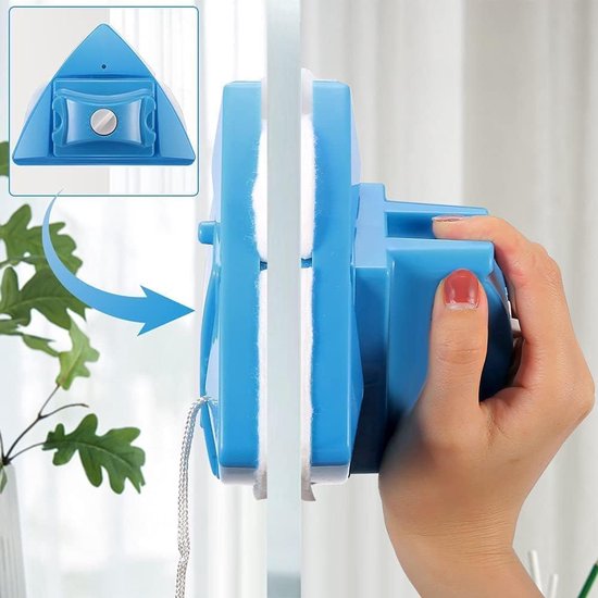 Magnetischer Glasreiniger, Doppelseitiges Reinigungswerkzeug, Verstellbare Magnetische Reinigungsbürste Für 4-30 Mm